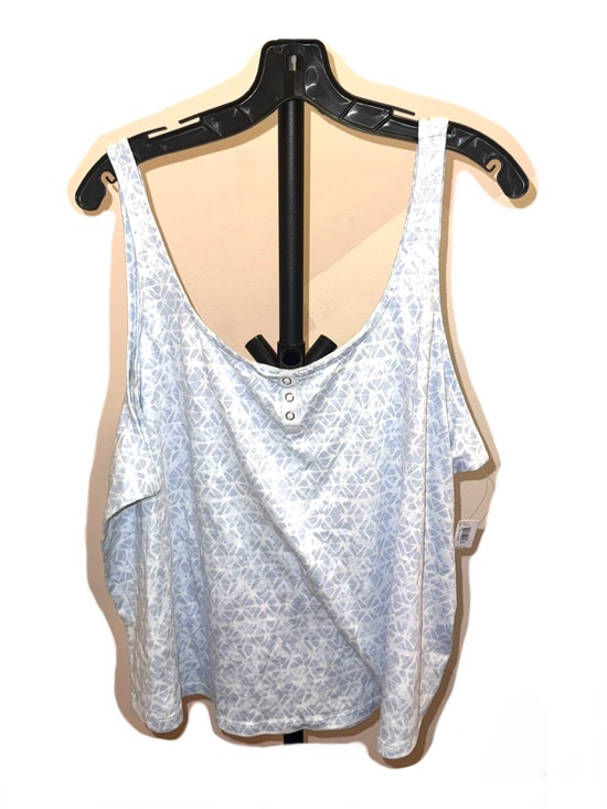 Gapbody Tops - GapBody Light Blue Patterned Tank Top